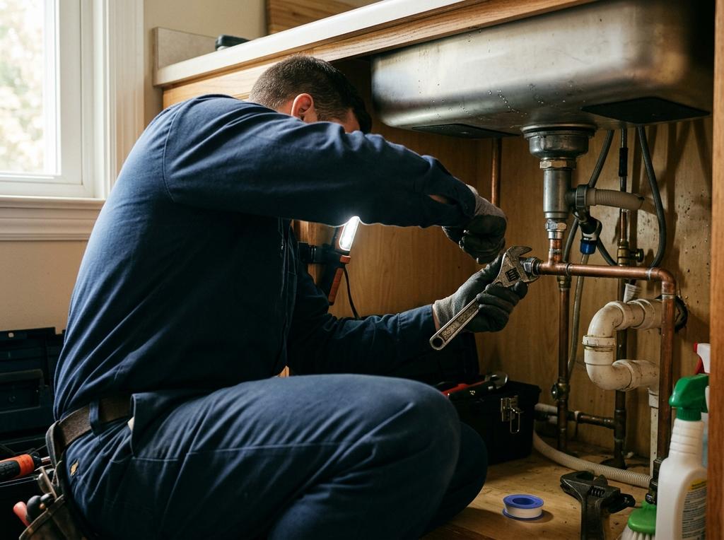 Three Lees Plumbing repair work in Detroit, MI